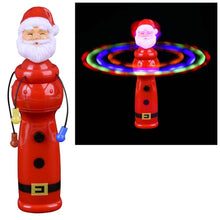 Load image into Gallery viewer, 7.5&quot; Light-Up Santa Spinning Orbit Wand
