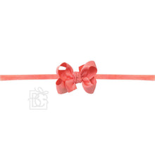 Load image into Gallery viewer, 1/4" Nylon Pantyhose Headbands with Signature Grosgrain Bow
