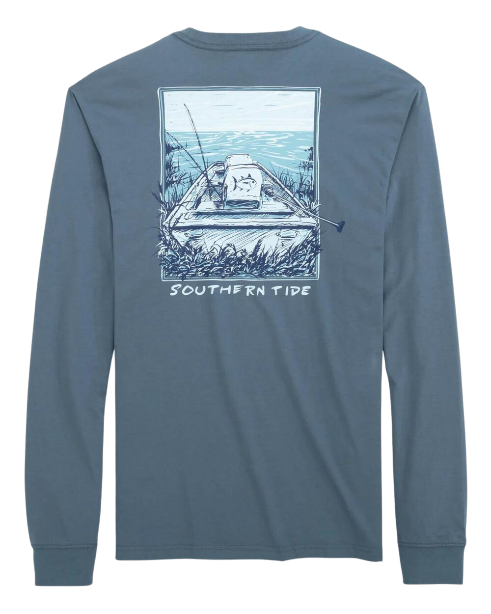 Blue Long Sleeve Offshore Fishing Performance T-Shirt – Belles