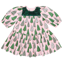 Load image into Gallery viewer, Fiona Dress - Pink Trees
