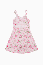 Load image into Gallery viewer, The Ellie Athletic Tween Dress - Pink Floral Keyhole
