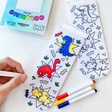 Load image into Gallery viewer, Ankle Socks - DIY Coloring Kit - Monster Truck Mania
