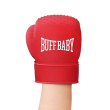 Load image into Gallery viewer, Buff Baby Boxing Glove Teething Mitt
