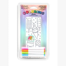 Load image into Gallery viewer, Ankle Socks - DIY Coloring Kit - Frozen Ice Cream Treats
