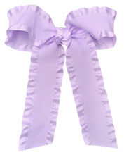 Load image into Gallery viewer, Double Ruffle Tail Bow on Alligator Clip
