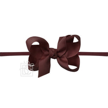 Load image into Gallery viewer, 1/4" Nylon Pantyhose Headbands with Signature Grosgrain Bow
