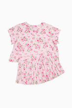 Load image into Gallery viewer, The Ellie Athletic Tween Skort - Pink Floral Pleated
