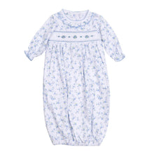 Load image into Gallery viewer, Skylar's Classics Smocked Gathered Gown - Sky Blue
