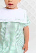 Load image into Gallery viewer, Townes Topsail Bubble - Kiawah Green Windowpane
