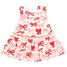 Load image into Gallery viewer, Camelia Dress - Valentine Bows
