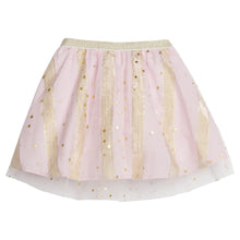 Load image into Gallery viewer, Pink Metallic Stripe Tulle Circle Skirt

