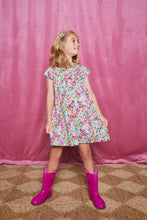 Load image into Gallery viewer, Magenta Floral Charlotte Dress

