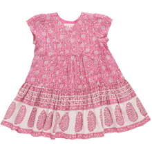 Load image into Gallery viewer, Adele Dress - Hot Pink Garden Floral
