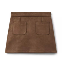 Load image into Gallery viewer, Brown Suede Skirt
