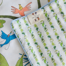 Load image into Gallery viewer, Tropical Chinoiserie Crib Quilt
