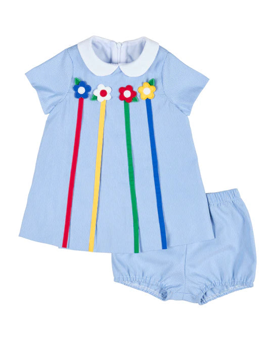 Dress With Flowers and Bloomer