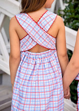 Load image into Gallery viewer, Sammy Dress - Patriotic Plaid
