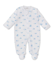 Load image into Gallery viewer, Whale Wonder Print Footie With Zipper
