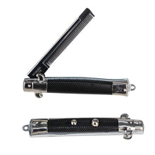Load image into Gallery viewer, 9&quot; Stainless Steel Switchblade Comb
