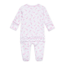 Load image into Gallery viewer, Darling Cowboy Boots Ruffle Footie - Pink

