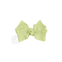 Load image into Gallery viewer, Double Ruffle Bow on Clip
