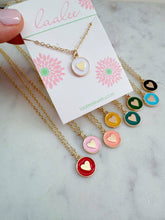Load image into Gallery viewer, Colorful Heart Necklace
