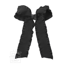 Load image into Gallery viewer, Double Ruffle Tail Bow on Alligator Clip
