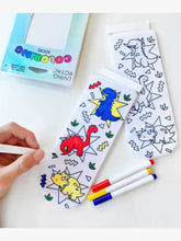 Load image into Gallery viewer, Ankle Socks - DIY Coloring Kit - Unicorn Galaxy
