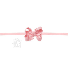 Load image into Gallery viewer, 1/4" Nylon Pantyhose Headbands with Signature Grosgrain Bow
