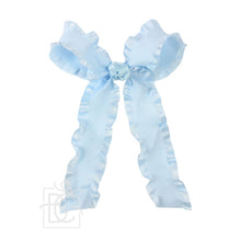 Load image into Gallery viewer, Double Ruffle Tail Bow on Alligator Clip
