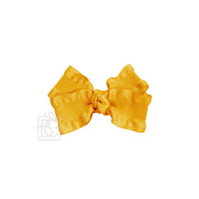 Load image into Gallery viewer, Double Ruffle Bow on Clip
