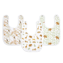 Load image into Gallery viewer, Classic Snap Bibs 3 Pack - Tanzania
