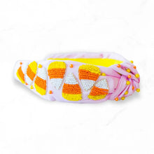Load image into Gallery viewer, Pink Sequin Candy Corn Headband

