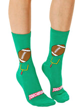 Load image into Gallery viewer, 3D Crew Socks - Football Touchdown
