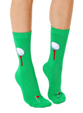 Load image into Gallery viewer, 3D Crew Socks - Golf Ball On Tee
