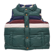 Load image into Gallery viewer, Ellis Reversible Vest - Evergreen Stripe
