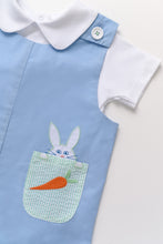 Load image into Gallery viewer, Jack Keene Jon Jon Beale Street Blue With Grace Bay Green Seersucker &amp; Bunny Applique
