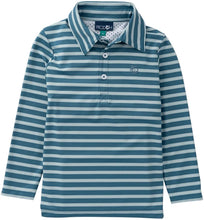 Load image into Gallery viewer, Tapestry Stripe Long Sleeve Performance Polo
