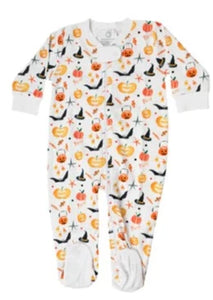 Boo Zipper Footie