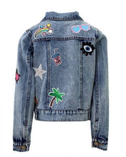 Load image into Gallery viewer, All About The Patch Denim Jacket

