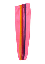 Load image into Gallery viewer, 5 Stripe Sweatpant - Neon Pink
