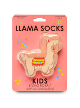 Load image into Gallery viewer, Living Royal 3D Crew Socks - Llama Love
