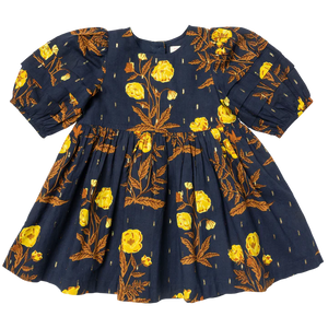 Brooke Dress - Navy Poppy