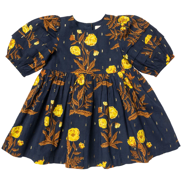 Brooke Dress - Navy Poppy