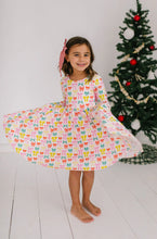 Load image into Gallery viewer, Gwendolyn Dress - Holiday Bows
