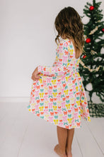 Load image into Gallery viewer, Gwendolyn Dress - Holiday Bows
