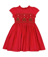 Load image into Gallery viewer, Perla Red Smocked Dress
