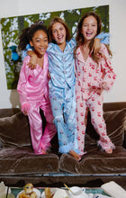 Load image into Gallery viewer, Pretty in Feathers Silky PJ Set
