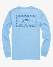 Load image into Gallery viewer, Ocean Blue Long Sleeve Classic Skipjack T-Shirt
