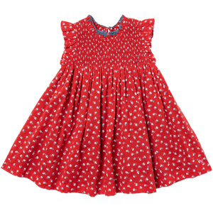 Stevie Dress - Tiny Red Roses